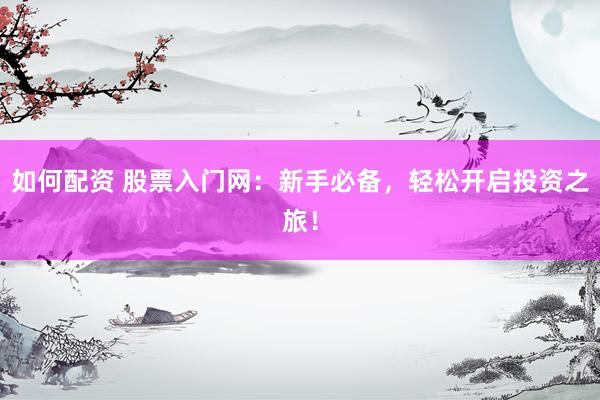 如何配资 股票入门网：新手必备，轻松开启投资之旅！