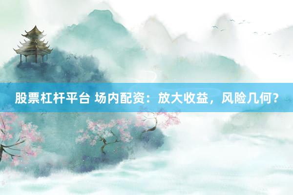 股票杠杆平台 场内配资：放大收益，风险几何？