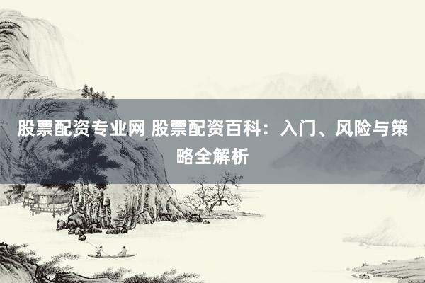 股票配资专业网 股票配资百科:入门、风险与策略全解析