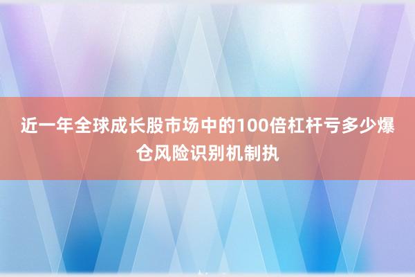 近一年全球成长股市场中的100倍杠杆亏多少爆仓风险识别机制执