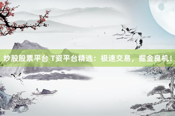 炒股股票平台 T资平台精选：极速交易，掘金良机！